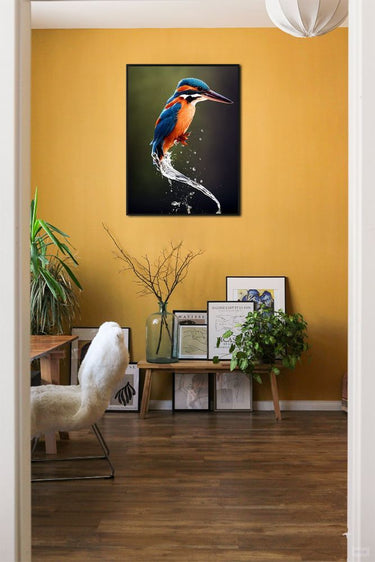 Lebendiger Eisvogel